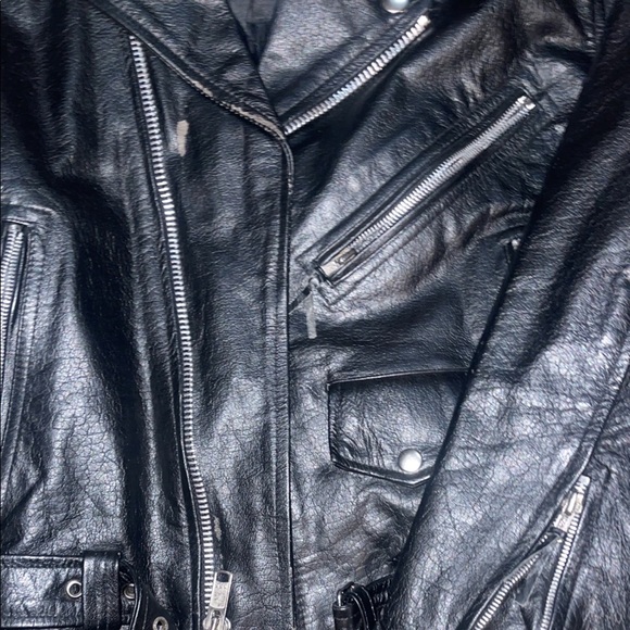 Woman’s L real leather jacket - Picture 2 of 5